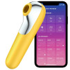STIMOLATORE CLITORIDE - SATISFYER DUAL LOVE VIBRATOR - CON ARIA PULSATA STIMOLATORE CLITORIDE - SATISFYER DUAL LOVE VIBRATOR - CON ARIA PULSATA