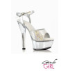 SCARPA EFFETTO GLITTER E TACCHI A SPILLO CLIONA BOMB