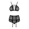 Reggiseno reggicalze e perizoma nel set Basitta di Obsessive. Reggiseno reggicalze e perizoma nel set Basitta di Obsessive.
