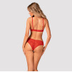 Reggiseno asimmetrico e mutandine ATENICA di Obsessive. Reggiseno asimmetrico e mutandine ATENICA di Obsessive.
