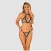 Set Xenita di Obsessive con reggiseno morbido e perizoma. Set Xenita di Obsessive con reggiseno morbido e perizoma.