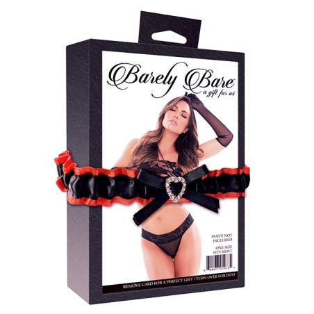 GUANTI LUNGHI IN PIZZO BARELY BARE GLOVES - COLORE NERO - TAGLIA UNICA
