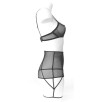 REGGISENO A FASCIA IN PIZZO NERO COLLEZIONE VILLA BEL AMI