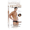 VIBRATORE STRAP-ON FETISH FANTASY CHOCOLATE - 25.5 CM