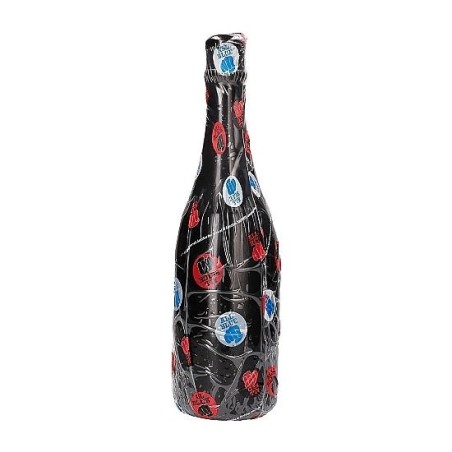 PLUG ANALE ALL BLACK IN PVC - ANAL BOTTLE - 345 CM