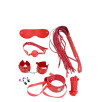 KIT BDSM 7 PEZZI ATTRACTION TOYS COLORE ROSSO KIT BDSM 7 PEZZI ATTRACTION TOYS COLORE ROSSO