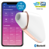 STIMOLATORE CLITORIDE - SATISFYER CONNECT - LOVE TRIANGLE - WHITE GOLD STIMOLATORE CLITORIDE - SATISFYER CONNECT - LOVE TRIANGLE - WHITE GOLD