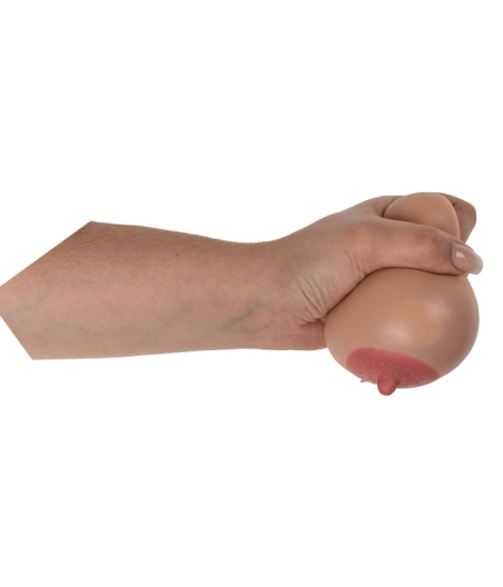 Palla antistress in plastica Tetta XL ca. 9 cm ca. 245 g 12 pz. per display